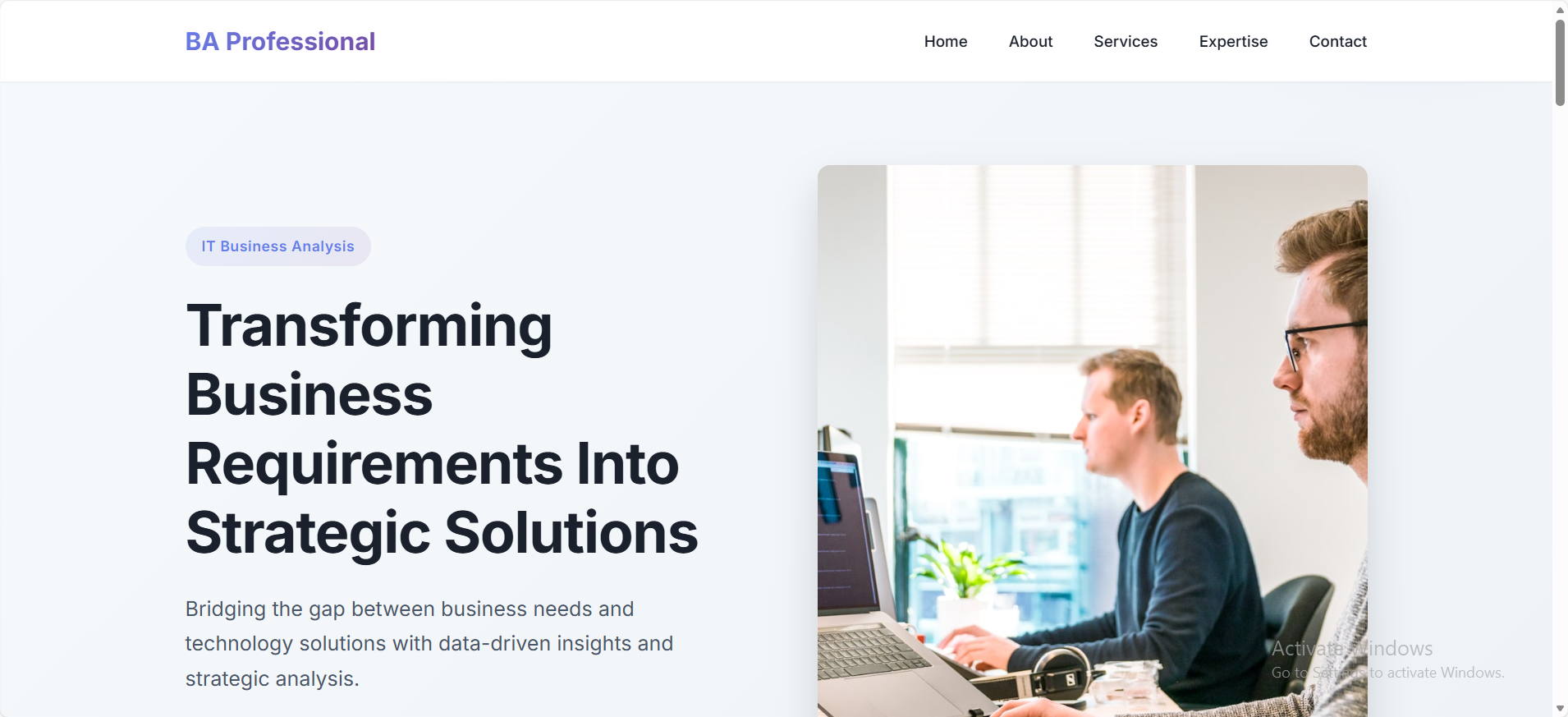 Business Analyst Portfolio