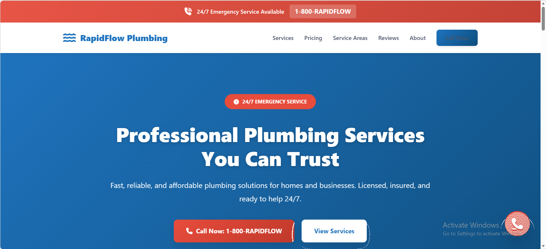 RapidFlow Plumbing